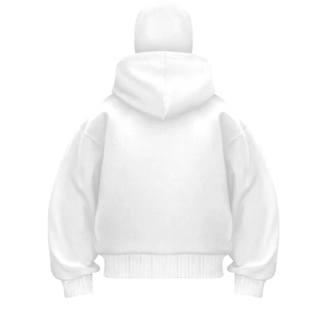2025 Hot New Men's Balaclava Hoodies Half Zip Up Pullover Double Hooded Fleece Sweatshirt Unisex Fall Winter Outfits For Men