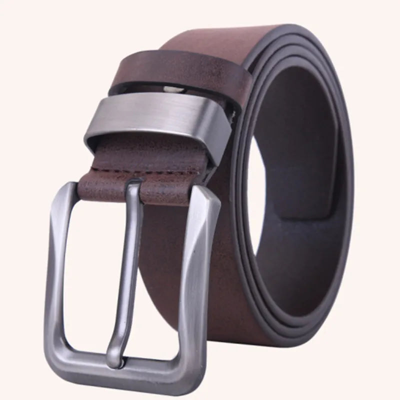 Accessories For Men Gents Leather Belt Trouser Waistband Stylish Casual Belts Men With Gray Bule Brown Color
