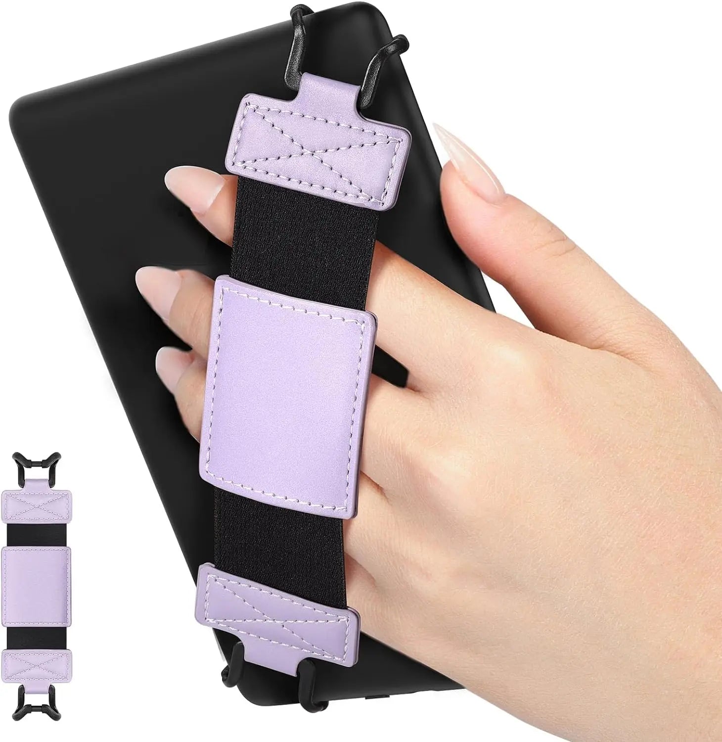 High-Elasticity Hand Strap Lightweight Finger Grip Holder for 6-8" Kindle eReaders Fire Tablet Kindle/Kobo/Voyaga - Free Item.