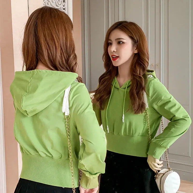 Hooded Zipper Hoodies Woman Clothing Fashion Y2k Sudadera Halloween Fleece Girls 2025 Design Spring Style Loose Fit
