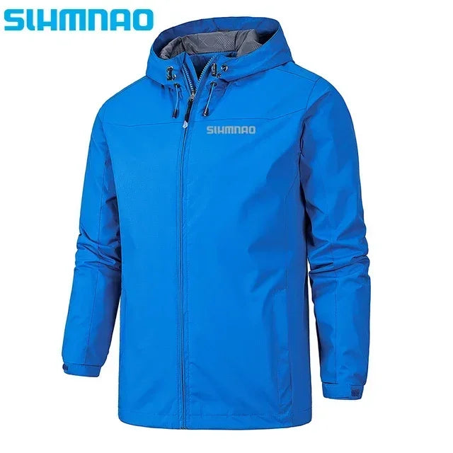 2025Waterproof Fishing Raincoat for Men, Raincoat for Cycling, Windproof Jacket, Mountaineering Clothes, Spring and Autumn Coat