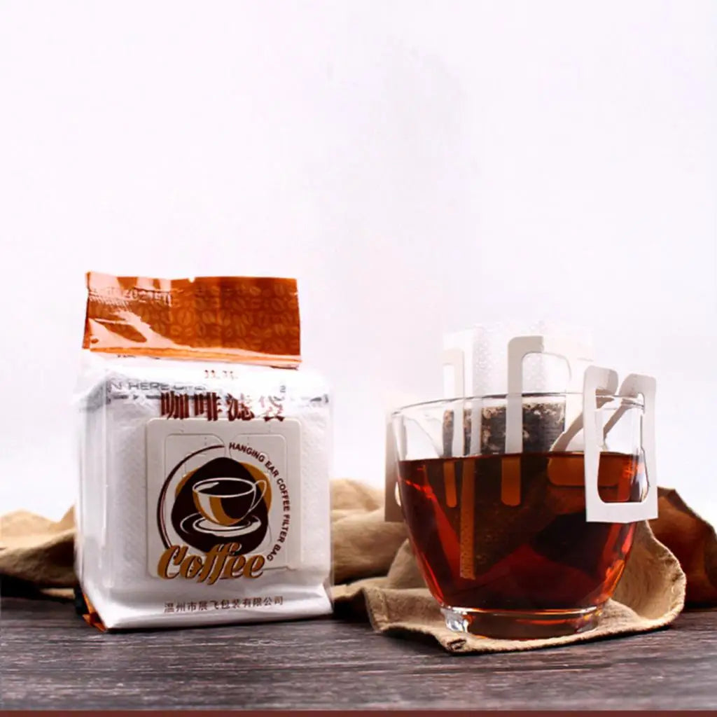 50/100 pcs Coffee Filter Bags Disposable Drip Coffee Paper Pack Portable Hanging Ear Espresso Coffee Accessories Tea Tool