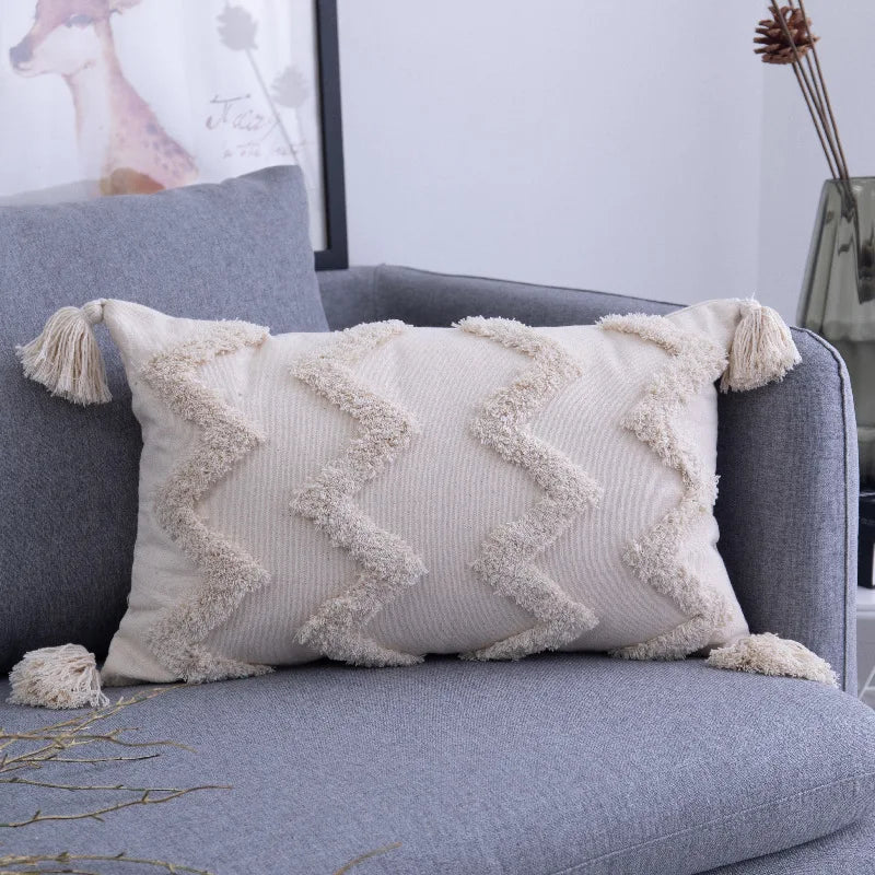 45 * 45/30 * 50cm Moroccan Bohemian Plucked Nordic Style Pillowcase Hotel Home Living Room Sofa Cushion Cover
