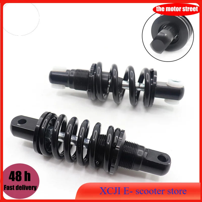 125 8mm Scooter Rear Shock Absorber Black Spring style for China Small Little Citycoco Electric