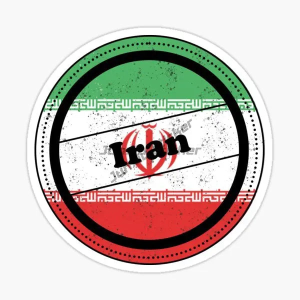 IRAN National Flag Car Sticker for Badge Bicycle Van Laptop Motorcycle Wall Car Window Glass Off-road Decal Customizable