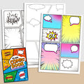 32 Pages Blank Comic Book for Kids Create Your Own Stories Cartoon Drawing Sketchbook