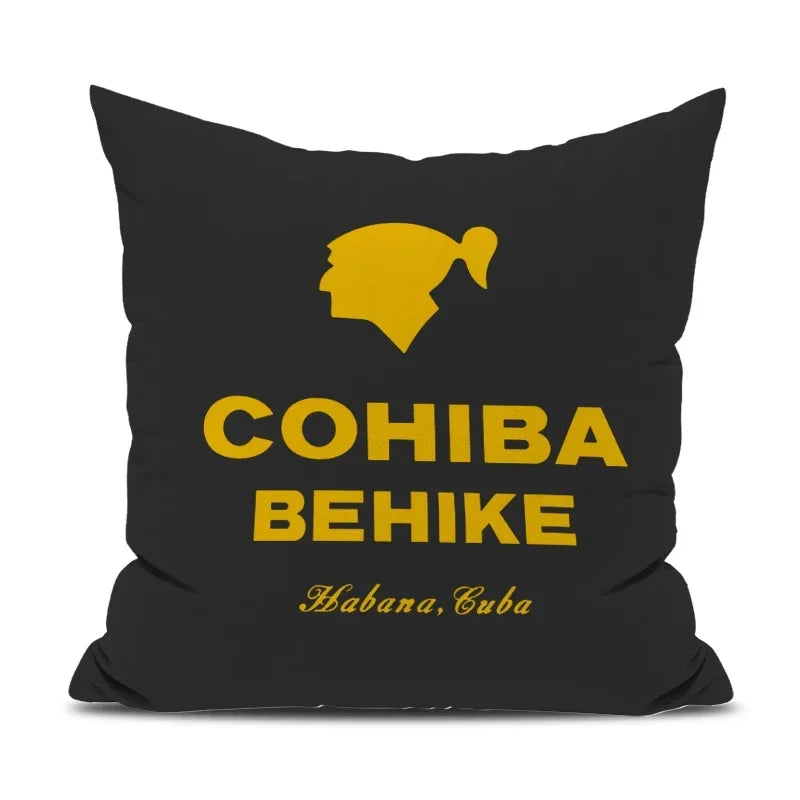 Cushion Cover 45x45 Cushions Covers for Bed Pillows C-cohiba Couple Pillow Pillowcases 50x50 Pilow Cases Car Decoration Anime