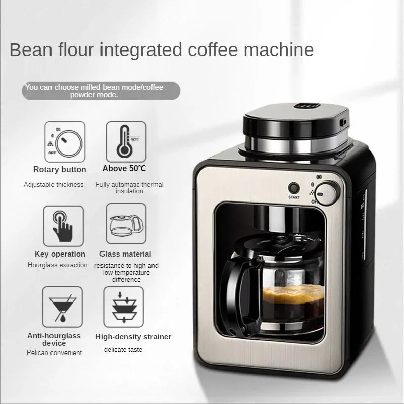 Americano Bean Powder All-in-one Coffee Machine Automatic Drip Coffee Maker