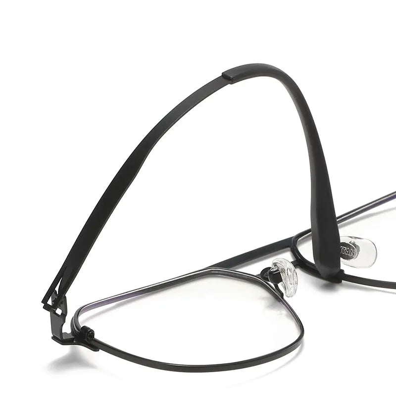 Glasses Frame Men Vintage Round Myopia Optical Prescription Eyeglasses Frames Women Retro Oval Eyewear Blue Blocking Glasses