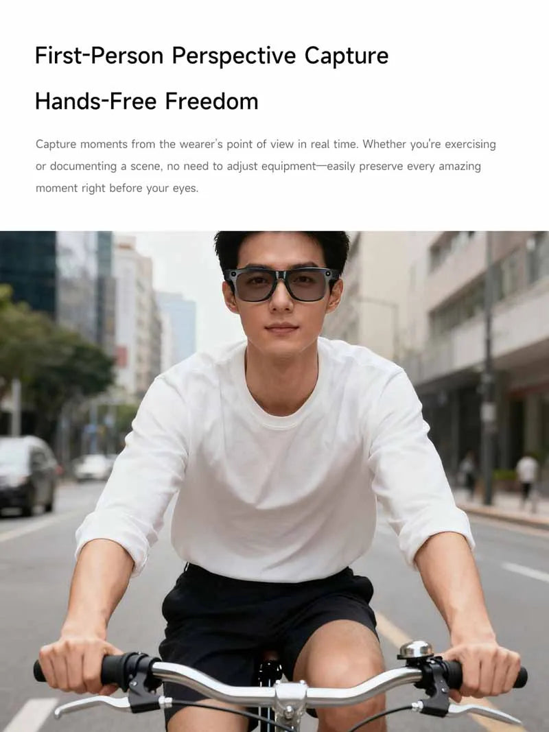 4k Smart AI Bluetooth Glasses HD 800W pixel Shooting Waterproof Camera Photo Video Voice Call Translation Smart Glasses 2026