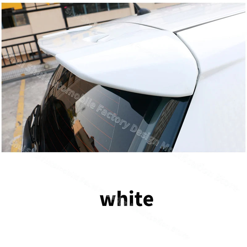 Car Spoiler Wing 2014-2020 for Honda Jazz Fit Gk5 RS Style Rear Tail Fin with Light Roof Lip Guard Board Decoration Accessories