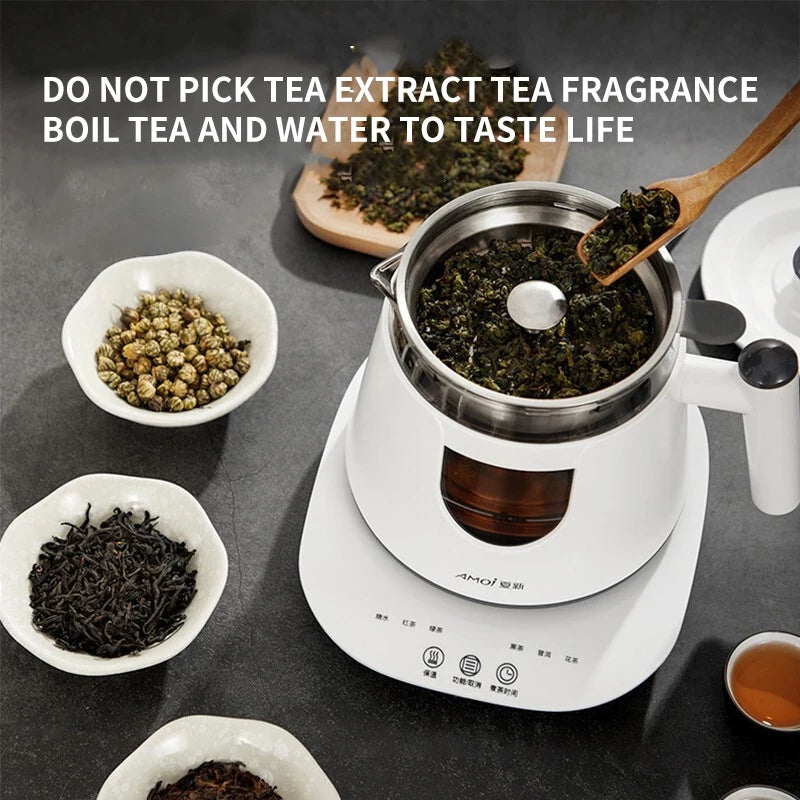 Tea maker black tea brewing health preservation glass fully automatic steam electric tea pot boiling water electric water pot