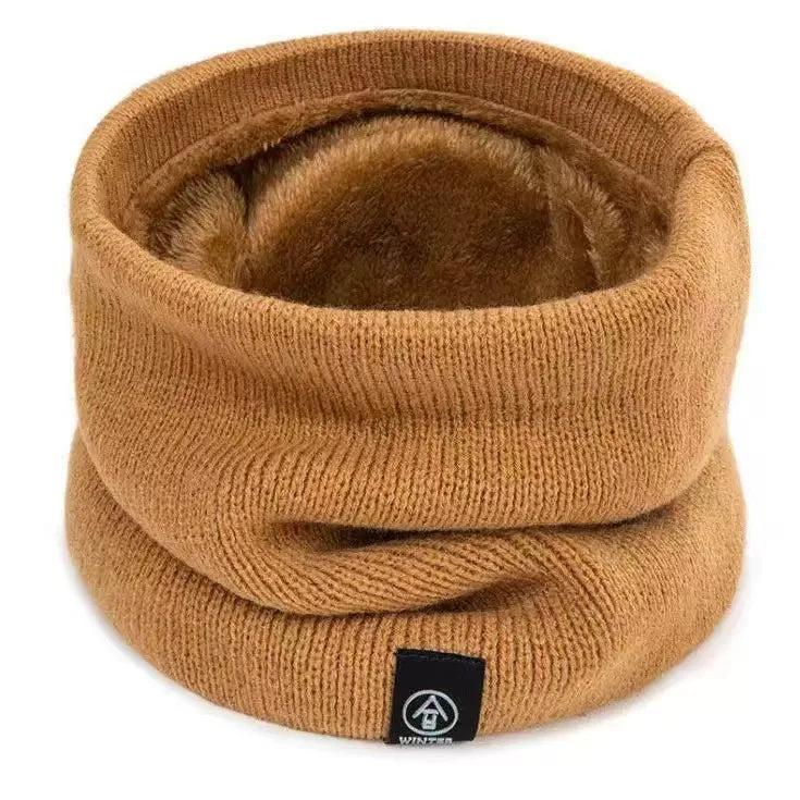 Knitted Neck Warmer Sports Scarf Fashion Soft Women Men Face Cover Winter Skating Running Hiking Scarves Thick Cold-proof Collar