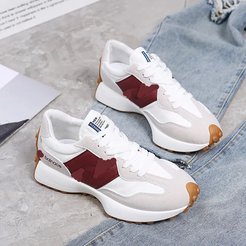 Little Waist Dad Shoes Women 2026 Spring/summer New Item Internet Famous Thick Soled Student Casual Breathable Sports Shoes - Free Item Weekend (50% off).