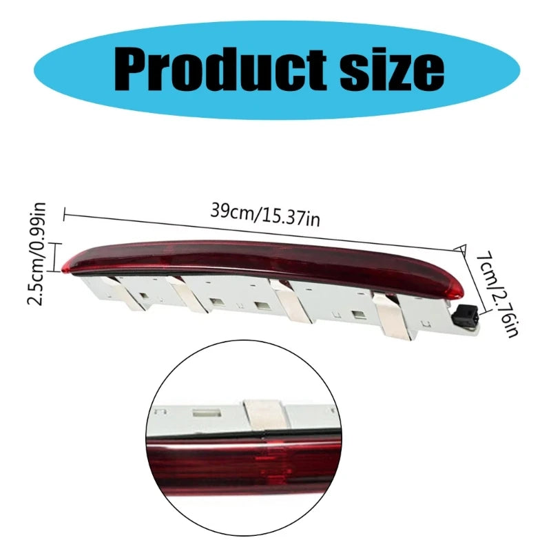 Car High Levels Rear Third Brake Stop Light 1648201056 For ML Class W164 2005‑2011 Third Stop Brake Light