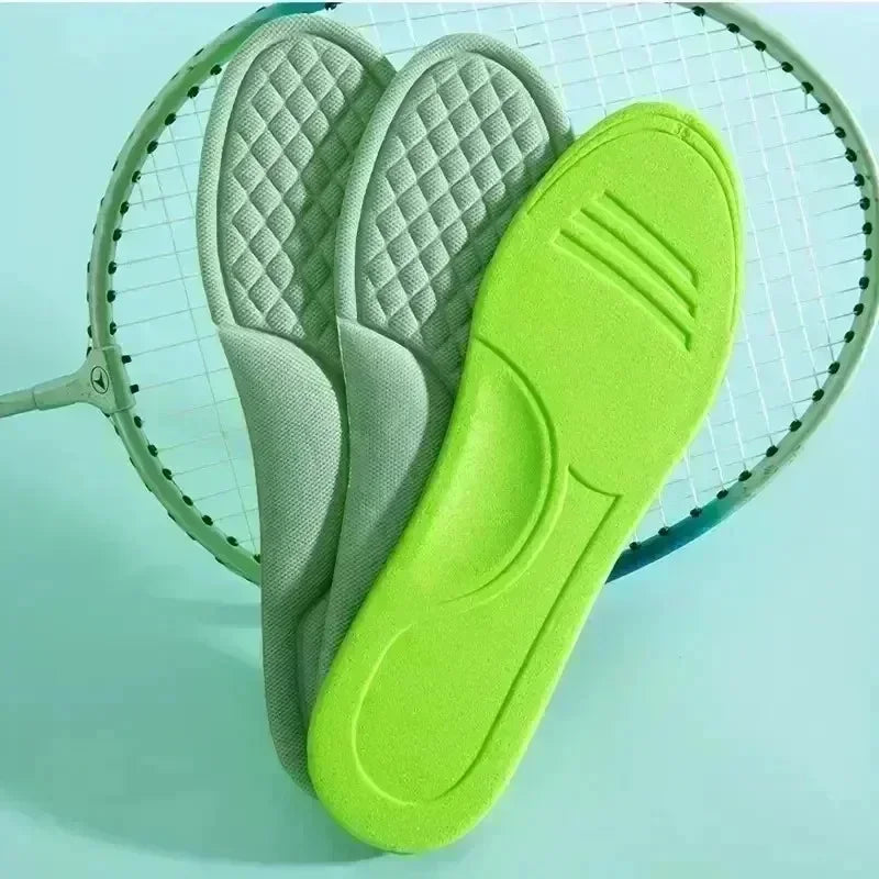 Memory Foam Insoles Foot Pain Relief Absorbs Sweat Soft Antibacterial Shoe Accessories