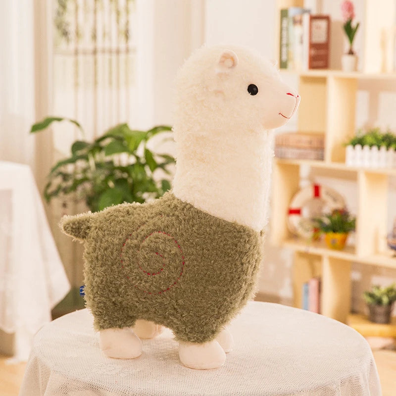 Giant Cute Alpaca Plush Toys Fashion Animal Soft Stuffed Dolls Office Chair Sofa Kawaii Pillows Birthday Gift for Boys Girls