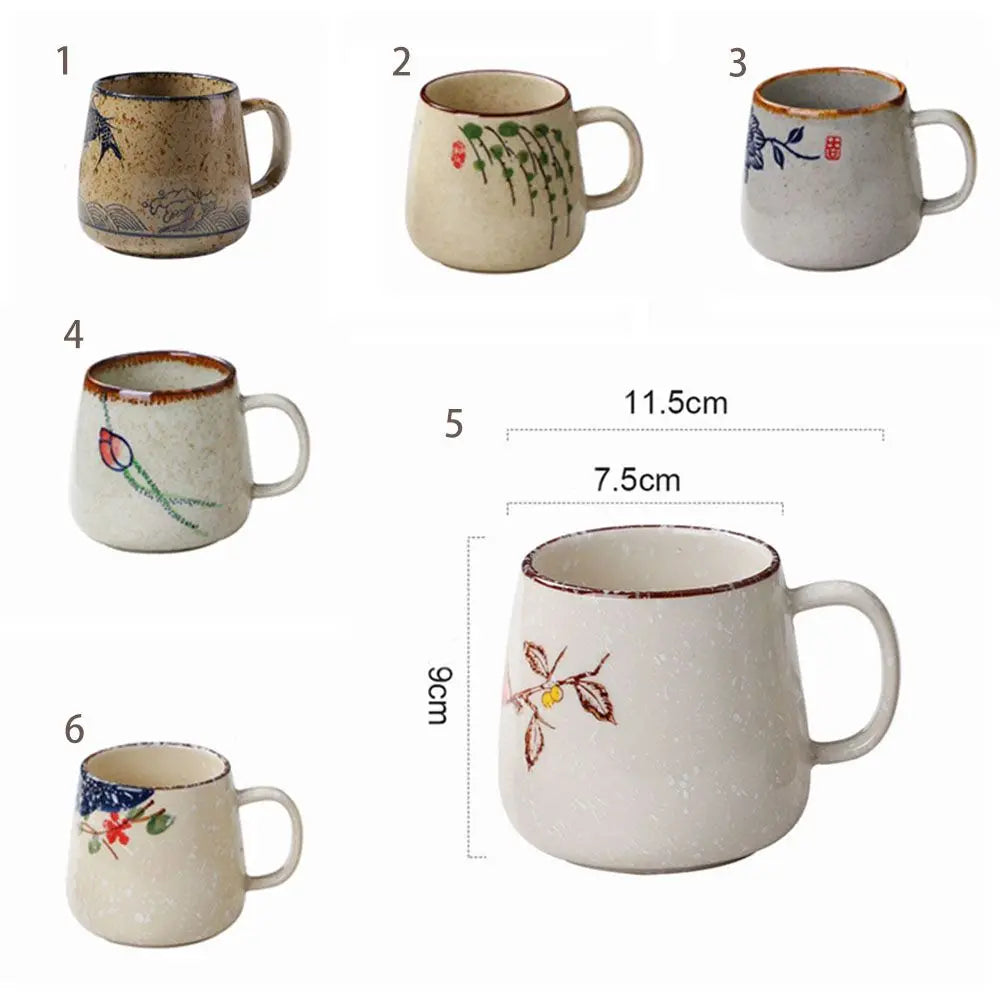 Afternoon Tea For Office And Home Creative Household Personalized 380ml Large Capacity Coffee Cup Mug Drinkware Water Cup