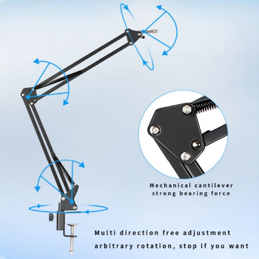 Podcast Equipment with BM800 Microphone and V8 Sound Card Podcast Microphone Bundle Metal Shock Mount  for Phone PC DJ