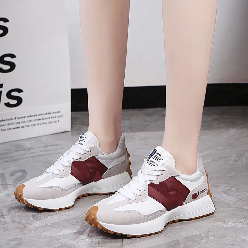 Little Waist Dad Shoes Women 2026 Spring/summer New Item Internet Famous Thick Soled Student Casual Breathable Sports Shoes - Free Item Weekend (50% off).