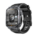 New Outdoor Sports Blue Tooth Call Smartwatch Men Compass Health Monitor Strong Flashlight Smart Watches 3ATM Waterproof Clock