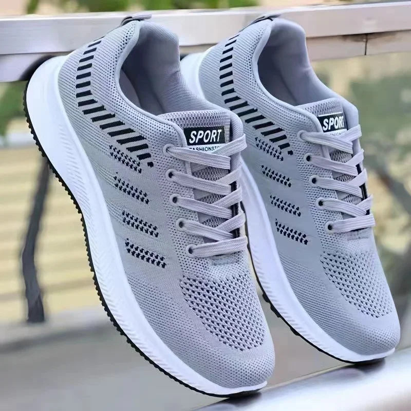 New men's shoes fashionable sneakers  casual slippers breathable running shoes  outdoor walking training tennis shoes