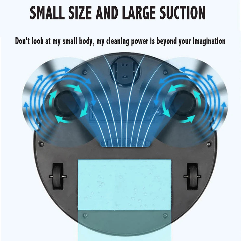3 In 1 Smart Sweeping Robot Home Mini Sweeper Sweeping and Vacuuming Wireless Vacuum Cleaner Sweeping Robots For Home Office Use