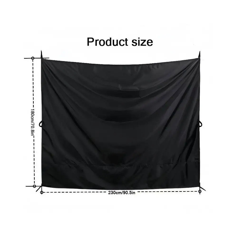 Universal Fit Car Sunshade Curtain Oxford Fabric Adjustable Elastic Rope Light Blocking Privacy Shade for SUV Truck Van
