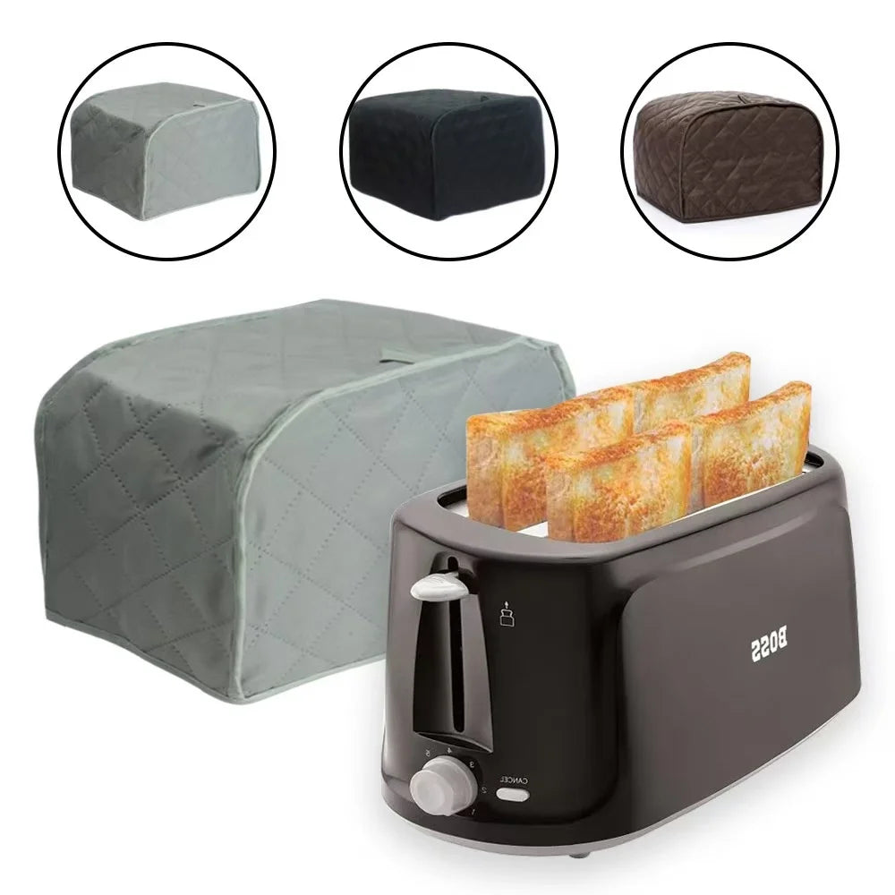 Toaster Cover,Kitchen Small Appliance Dust-proof Covers, Fits For Most Standard 4/ 2 Slice Toasters, Universal Size