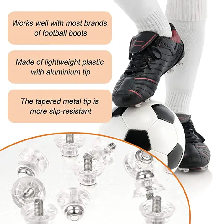 12 Pieces Football Boots Studs Replacement Professional Footwear Accessories 13mm 16mm Shoes Stud Replace Component - Free Item