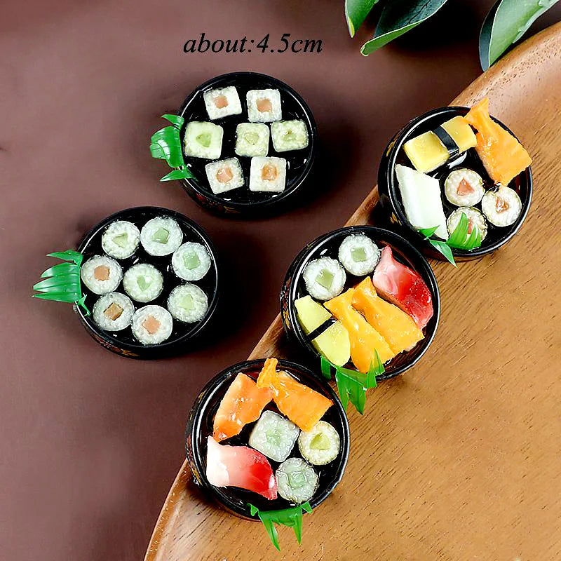 2PCS 1:6 Scale Dollhouse Miniature food Japanese Seafood Noodles Pretend Kitchen food for Blyth,1/6 Doll Accessories - Free Item.