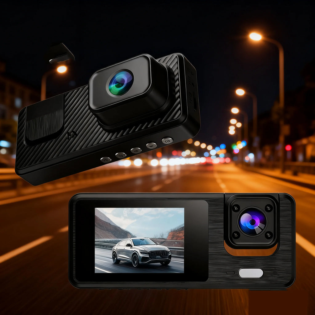 2 Camera Dash Cam For Car Camera 1080P Video Recorder  Car DVR Front Rear View Camera Night Vision Black Box Car Accessories