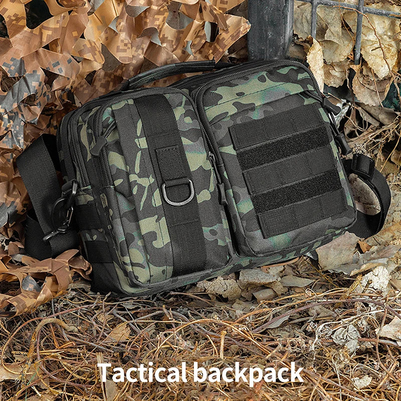 Outdoor Tactical Handbags Shoulder Bag Camping For Man Hiking Travel Climbing Fishing Chest Bag Outdoor Cycling Camping