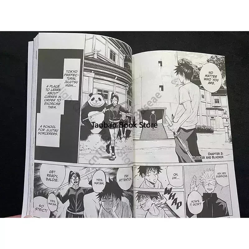 Comic Book 4 Volume Jujutsu Kaisen Japan Youth Teens Fantasy Science Mystery Suspense Manga Comic Book English