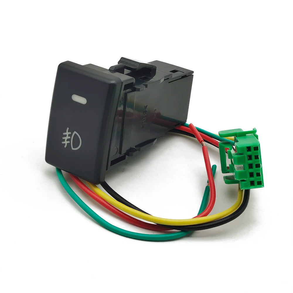 Car LED Spotlight Radar Fuel tank Rearview Steering Wheel Heating Button Switch with Wire for ISUZU MU-X D-MAX SPARK CROSS
