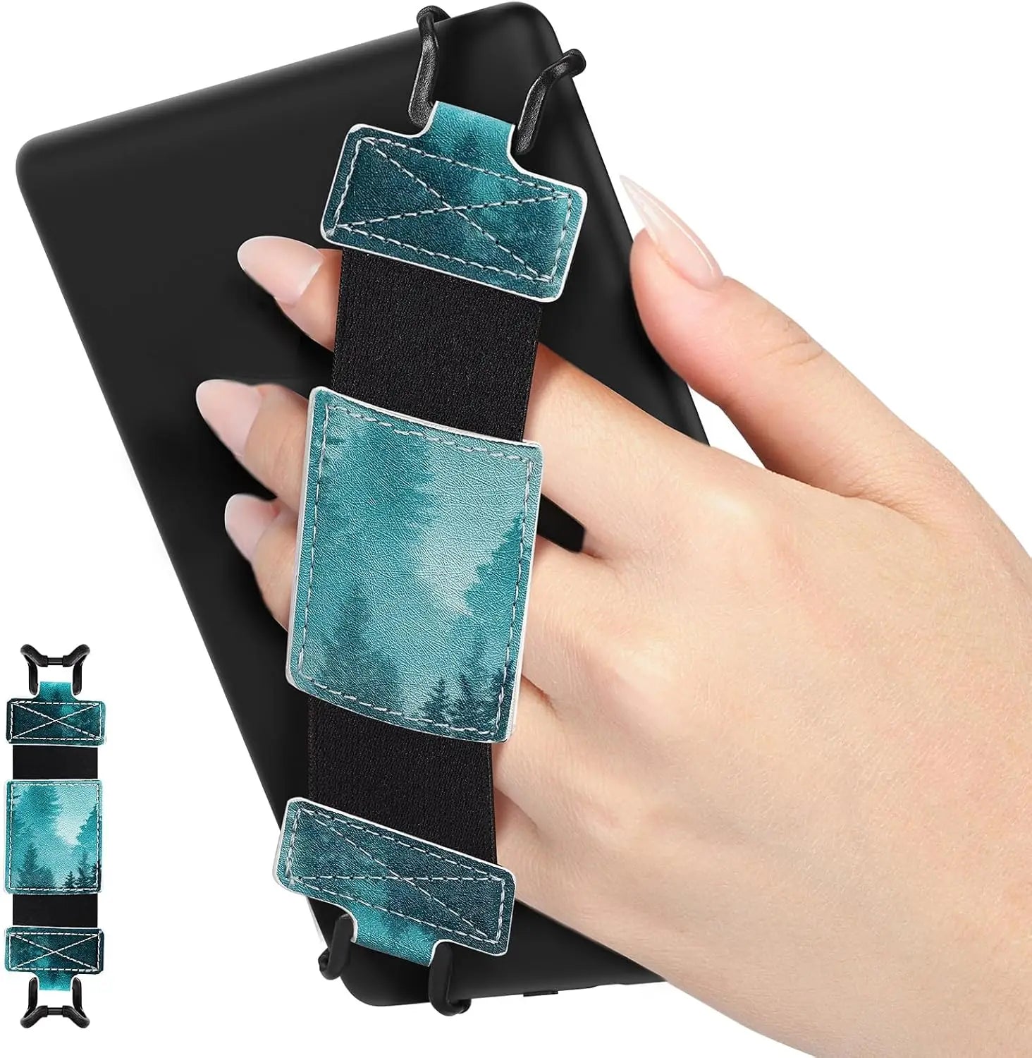 High-Elasticity Hand Strap Lightweight Finger Grip Holder for 6-8" Kindle eReaders Fire Tablet Kindle/Kobo/Voyaga - Free Item.