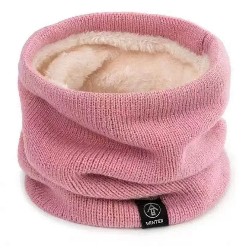Knitted Neck Warmer Sports Scarf Fashion Soft Women Men Face Cover Winter Skating Running Hiking Scarves Thick Cold-proof Collar