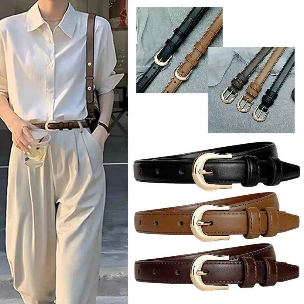 Fashion Belts For Women Luxury Black Brown Belt Women's Trousers Belt For Jeans Lady Waist Belt Strap For Dresses Christmas Gift