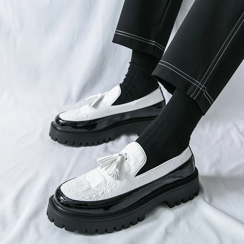 Mens Loafers Shoes Slip on Dress Shoes for Men Patent Leather  Business Casual Driving Prom Party Wedding Comfortabl Shoes