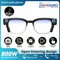 2026 New Smart AI Glasses 800W Shooting Camera HD Photo Video Voice Call Translation Waterproof Bluetooth AI Motorcycle Glasses