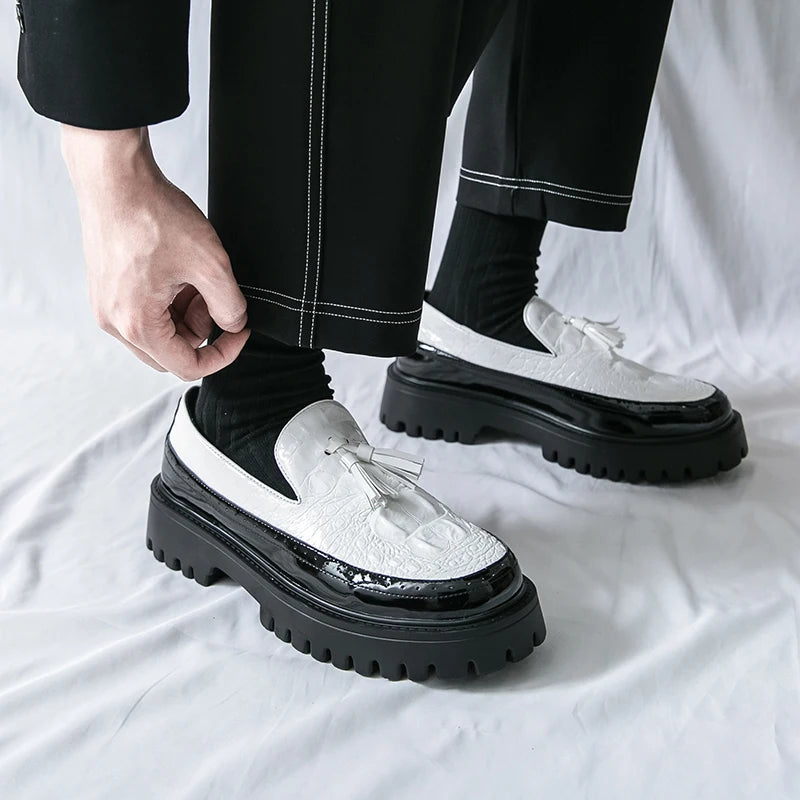 Mens Loafers Shoes Slip on Dress Shoes for Men Patent Leather  Business Casual Driving Prom Party Wedding Comfortabl Shoes