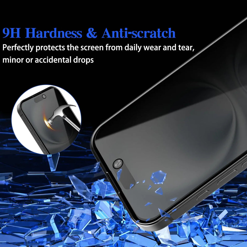 Full Cover Privacy Screen Protector For Xiaomi Redmi Note 13 Pro 12 12S 11 11S 10 9S 8T 13C 12C 10C 10A Anti-Spy Tempered Glass