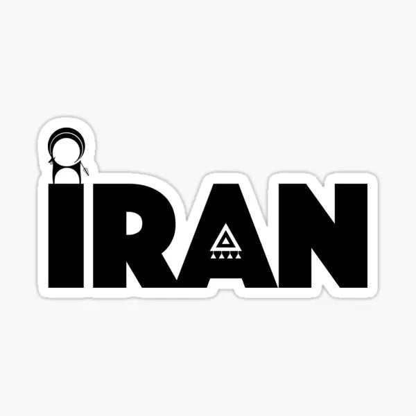 IRAN Islamic Republic Iranian Map-Flag Persia Persian Vinyl Bumper Sticker Decal