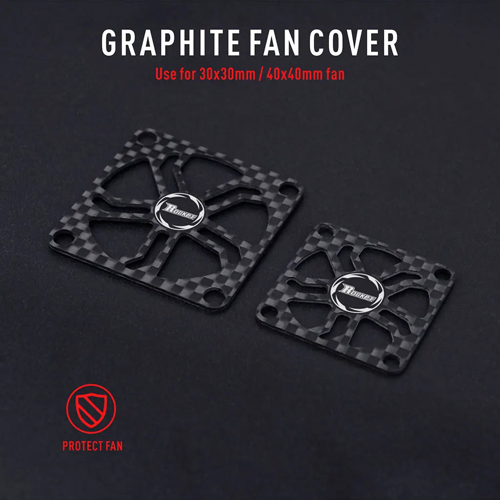 Rocket RC Fan 25mm 30mm 35mm 40mm 50mm SURPASS HOBBY Heat Dissipation Cooling Fan for For 1/10 1/8 Brushless Motor RC Car Part.