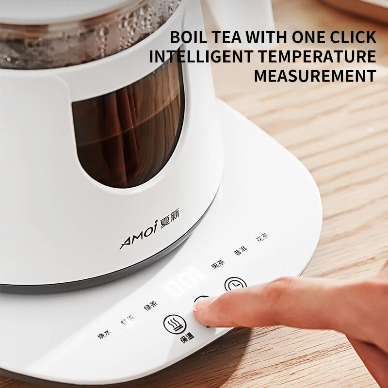 Tea maker black tea brewing health preservation glass fully automatic steam electric tea pot boiling water electric water pot