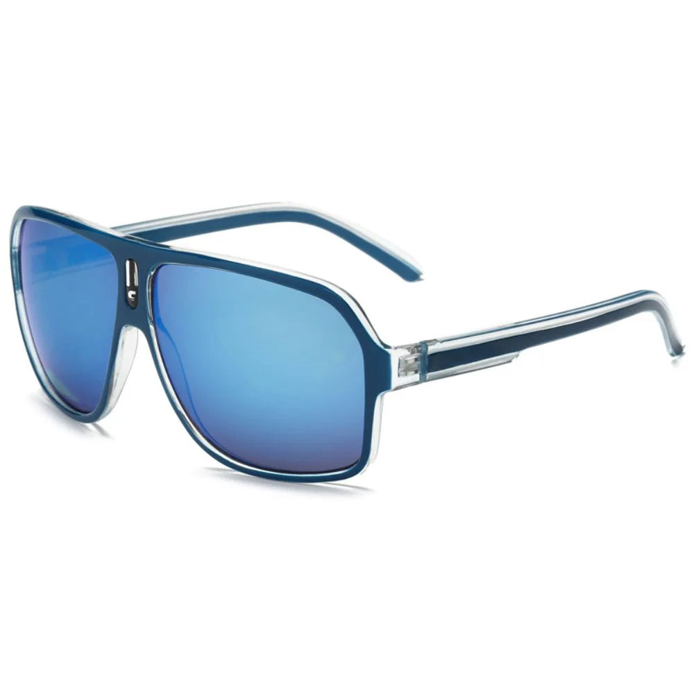 Men's Vintage-Inspired Fashion Fashion Glasses with Large Curved Frames - Perfect for Parties