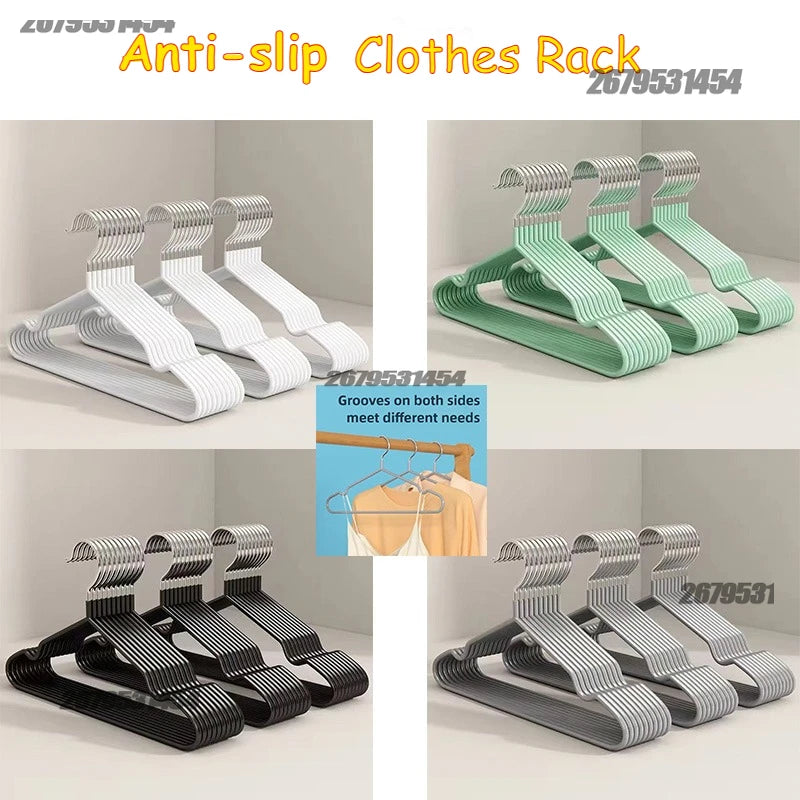 Garment Organizer Hangers Non Marking Clothes Hangers for Home Use Non Slip Drying Metal Thick Storage Bedrooms Wardrobes Adult