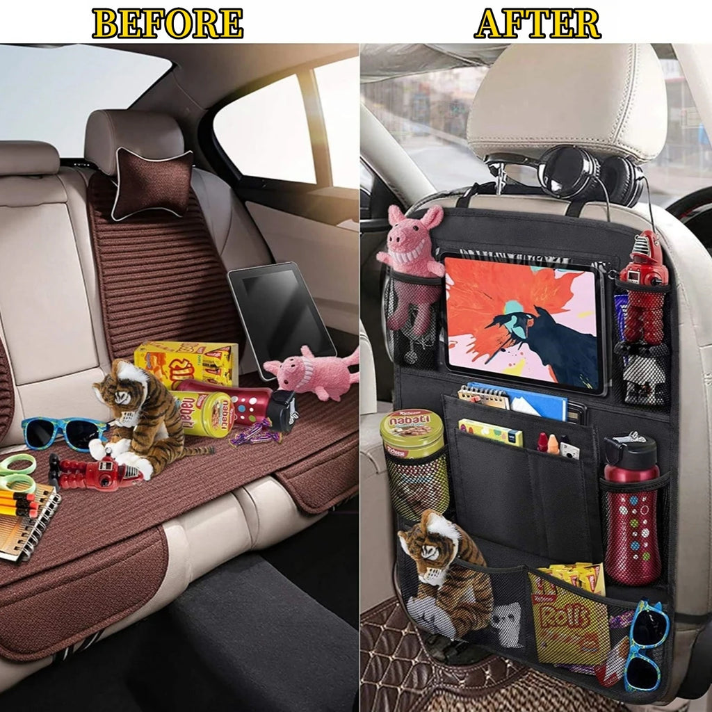 Car Organizer Backseat Hanging Organizer Kit With Large Storage Bag Super Capacity Trunk Organizer For SUV Truck Van Save space - Free Item