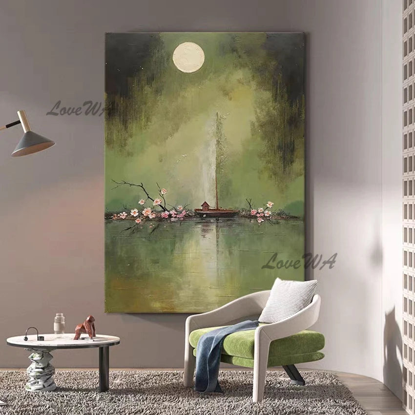 Abstract Oil Painting 100% Hand Painted Oil Paintings Wall Art Canvas Abstract Artwork Carving Art For Hotel Living Room Decor