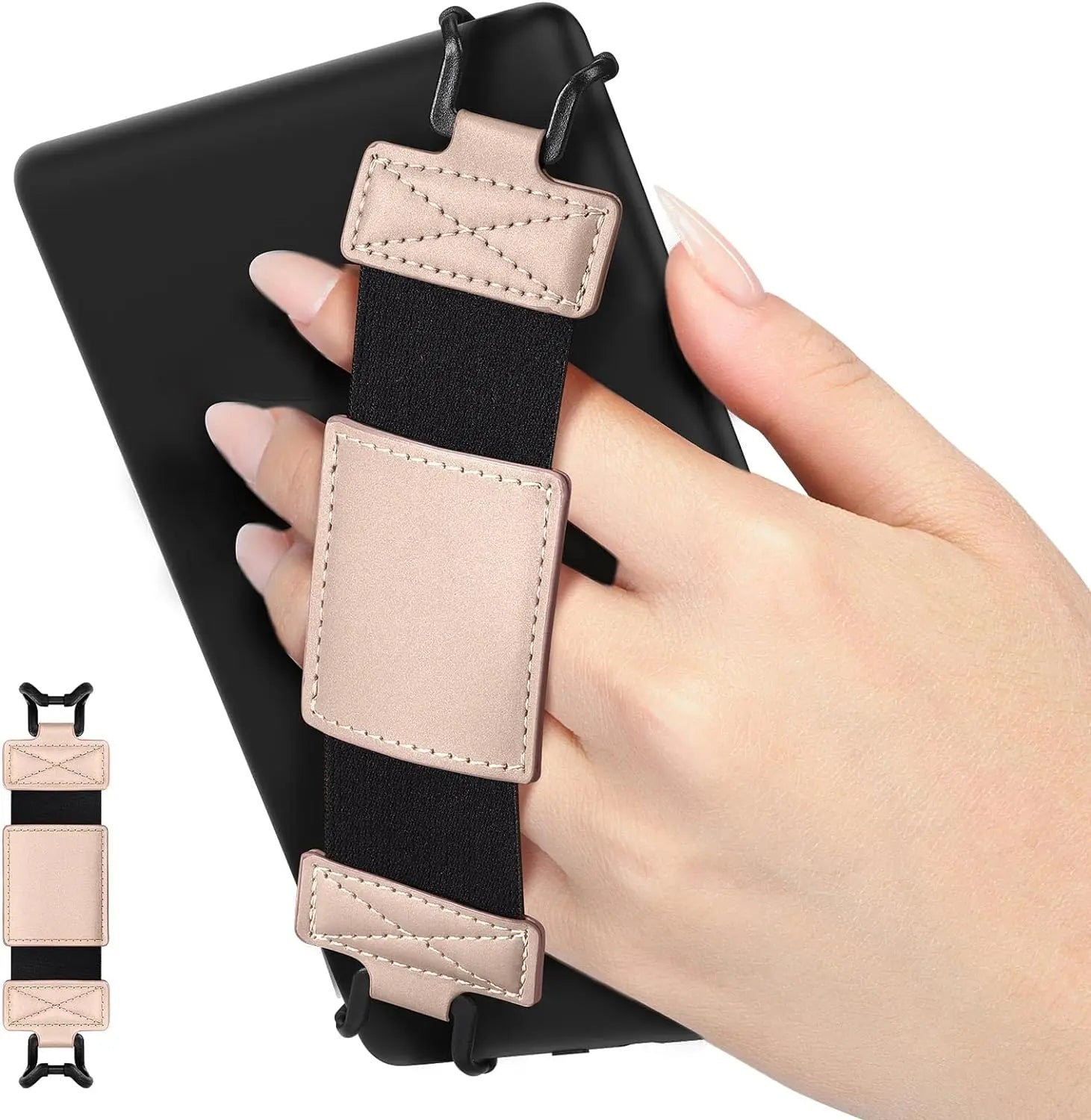High-Elasticity Hand Strap Lightweight Finger Grip Holder for 6-8" Kindle eReaders Fire Tablet Kindle/Kobo/Voyaga - Free Item.